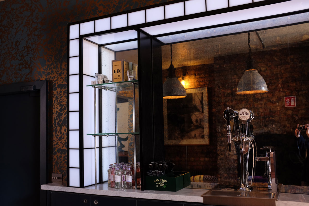 Private hire bar area with beer tap for group events and celebrations.