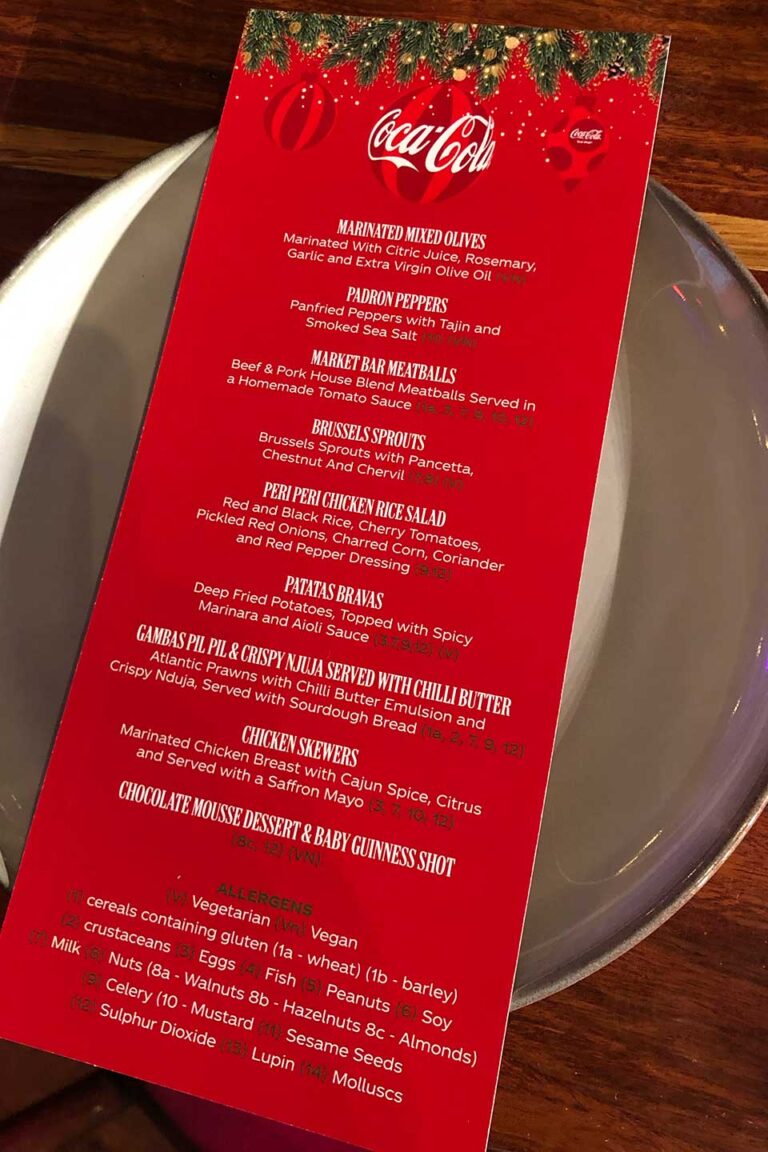 coca-cola-event-menu